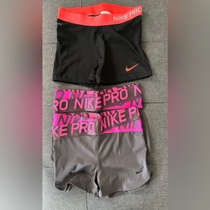 Nike Pro Shorts Bundle